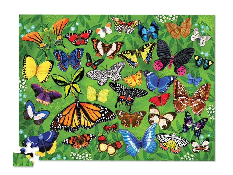 Crocodile Creek | 36 Animal Puzzle 100 pc - Butterfly World