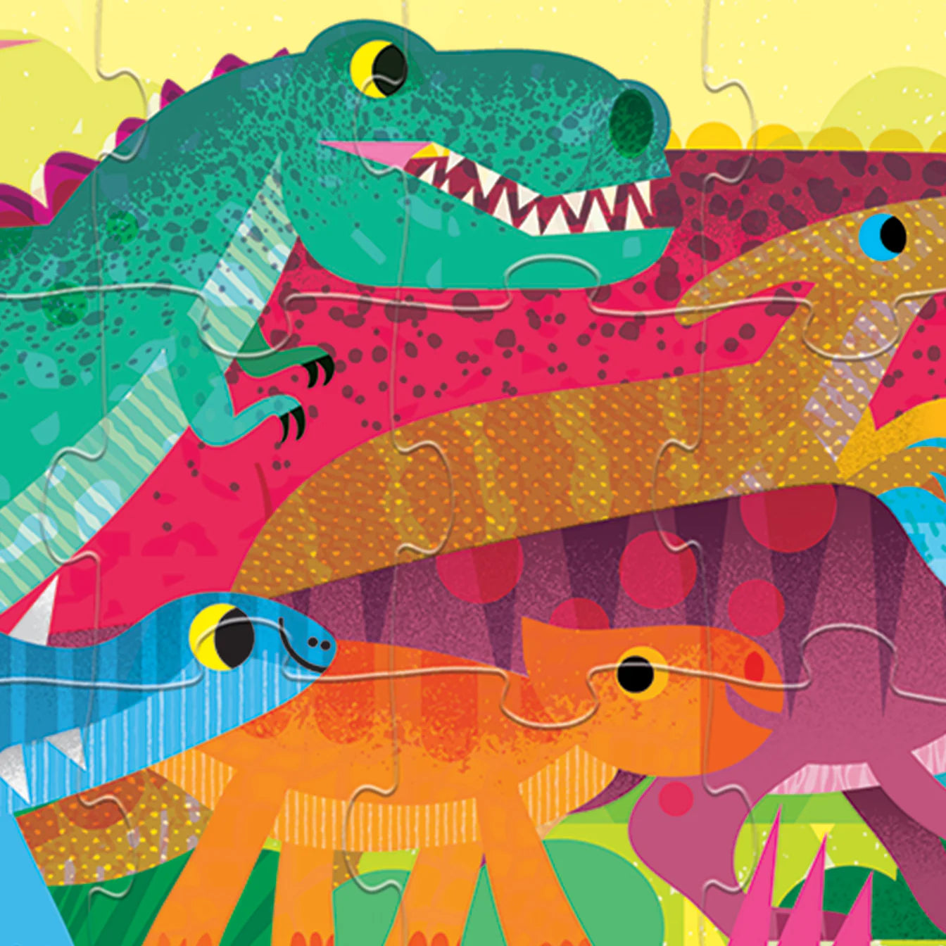 Super Duper Long Puzzle 60 pc - Dino World