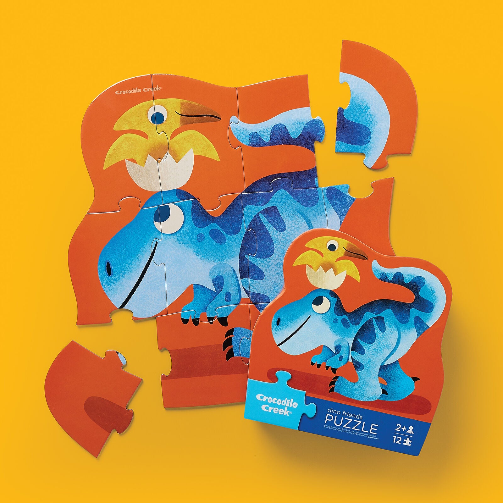 Mini Puzzle 12 pce - Dino Friends