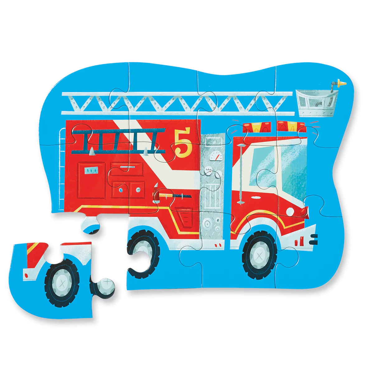 Crocodile Creek | Mini Puzzle 12 pc - Fire Truck