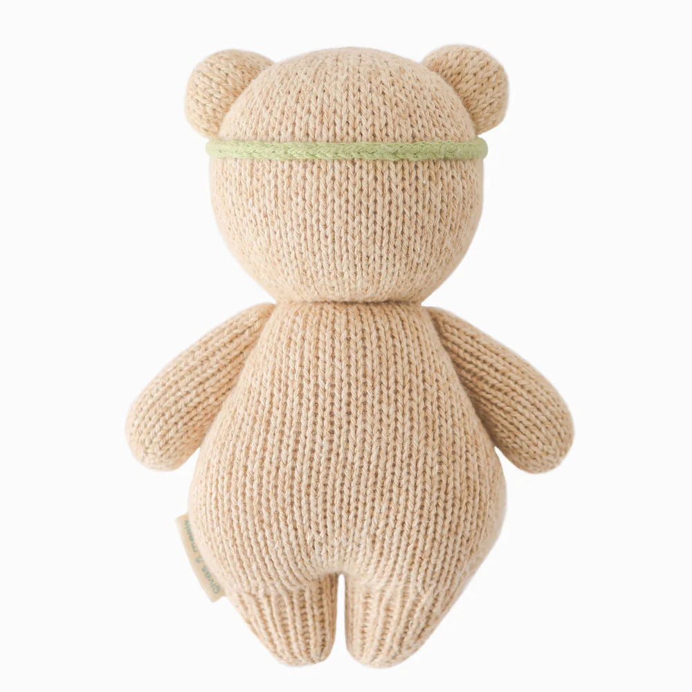 Cuddle + Kind | Baby Honey Bear (Ivory Floral)