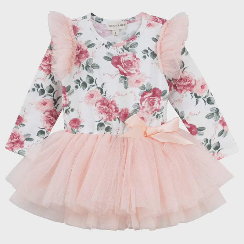 Tilly Floral L/S Tutu Romper