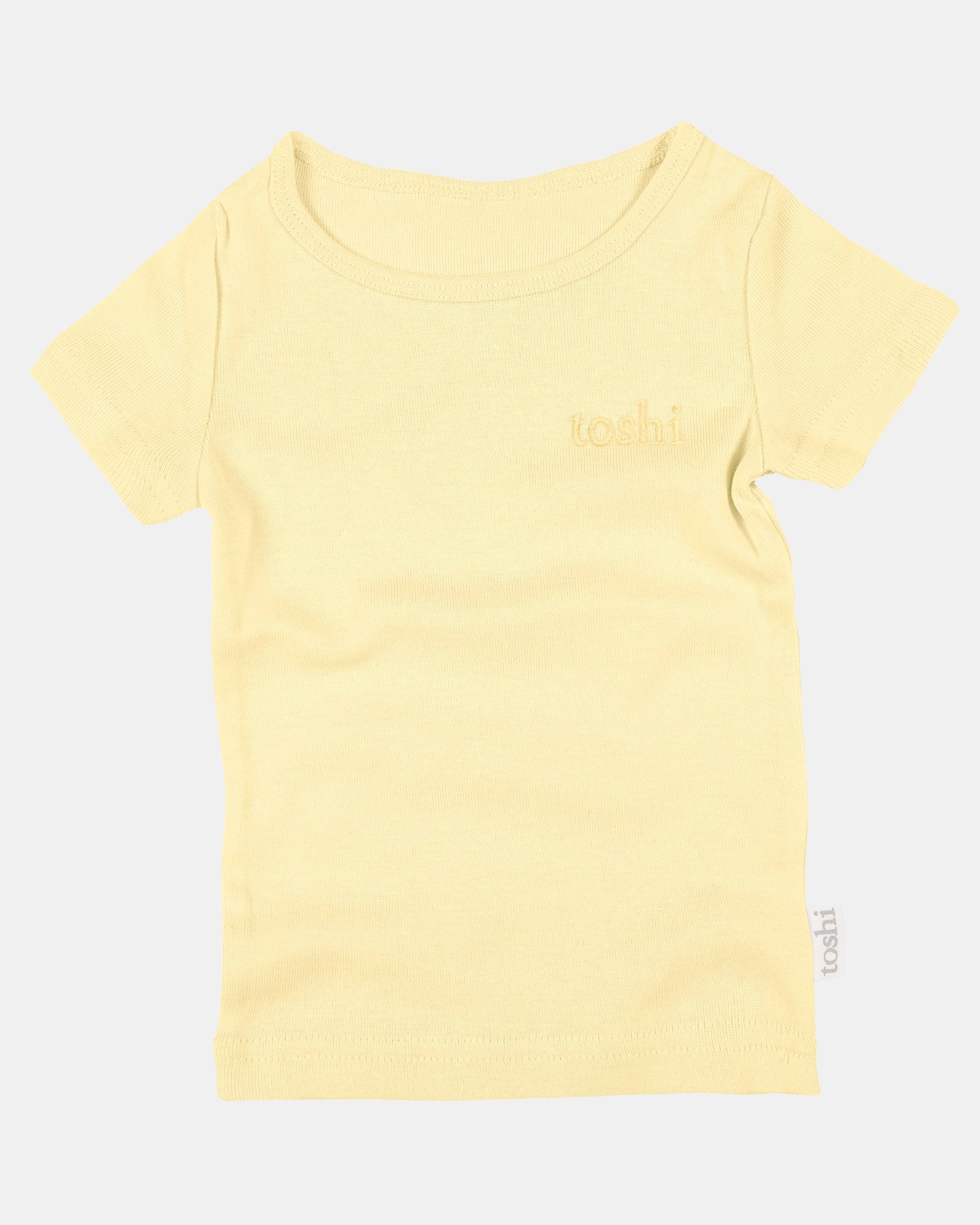 toshi | Dreamtime Organic Tee Short Sleeve/Buttercup