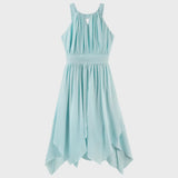 Designer Kidz | Angelene Panelled Dress - Aqua