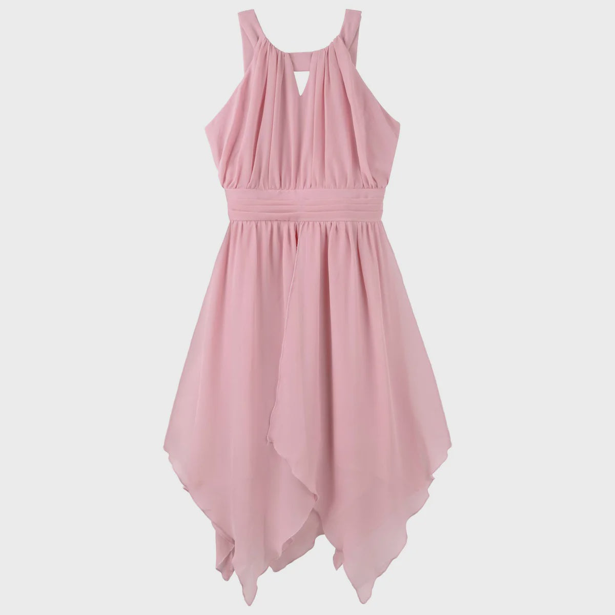 Designer Kidz | Angelene Panelled Dress - Dusty Rose