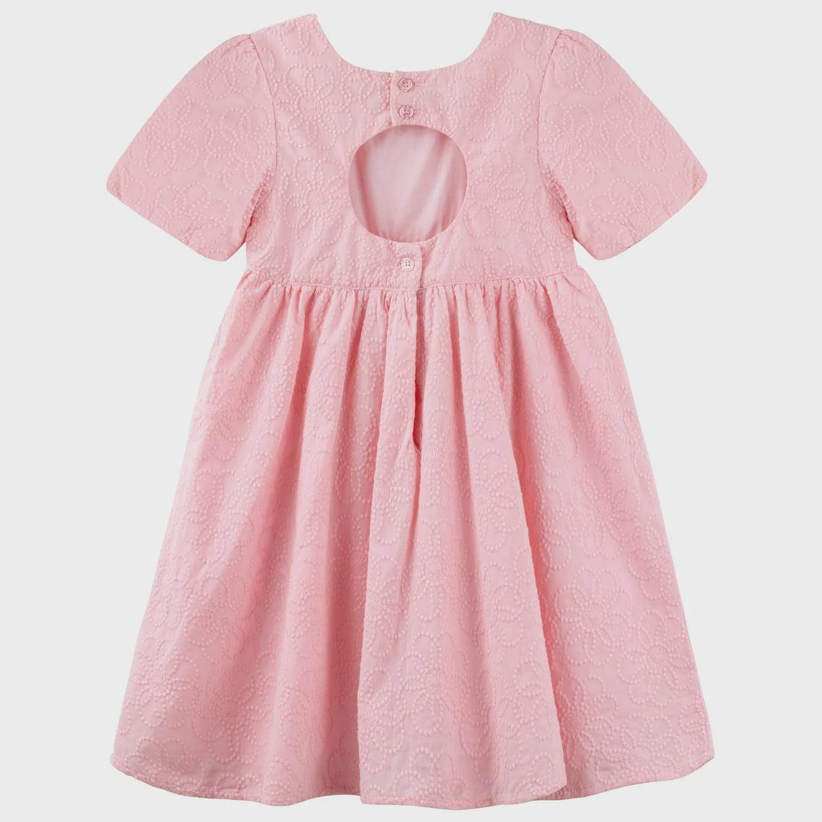 Designer Kidz | Fleur Broderie Dress - Pink