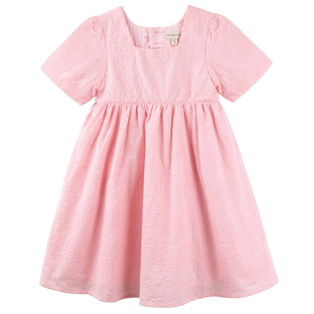 Designer Kidz | Fleur Broderie Dress - Pink