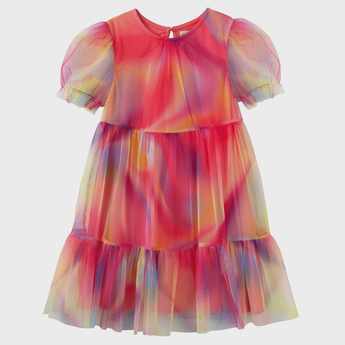 Galaxy Tiered Tulle Dress - Multi
