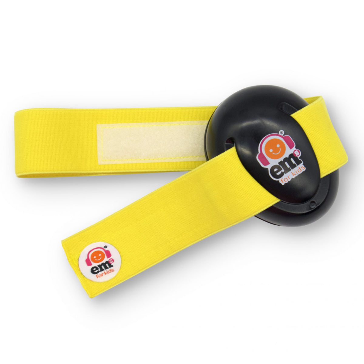 Baby Ear Muffs - SPECIAL Yellow Band - Black Ear Cups