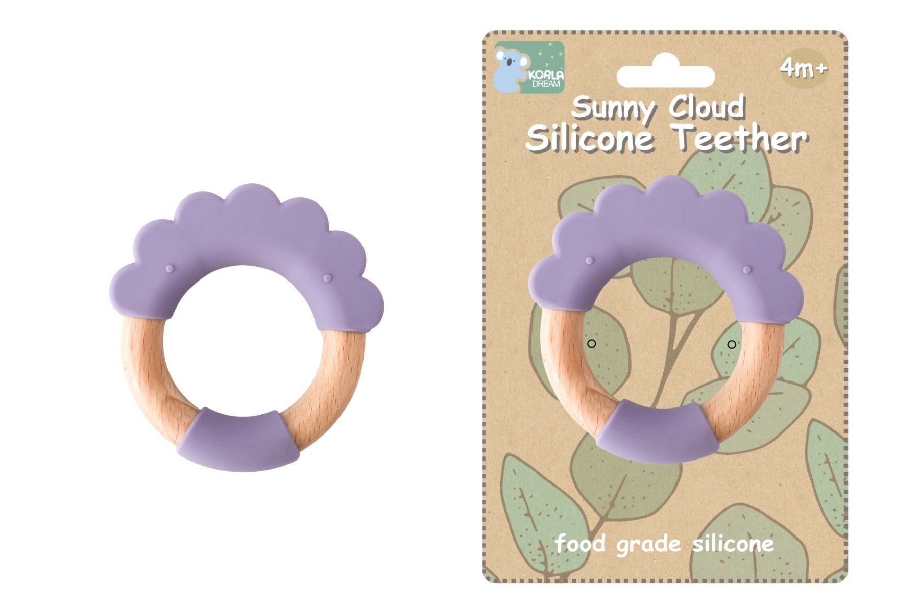 Sunny Cloud SILICONE TEETHER CLOUD PURPLE