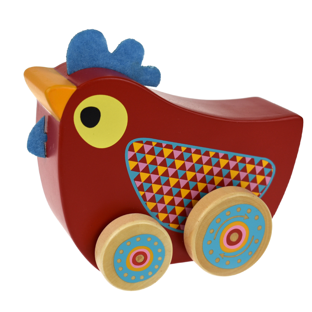 Chicken Wind N Walk Music Box