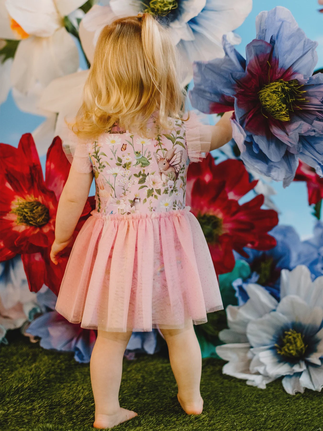 Fairyland' Dreamy Tutu Bodysuit Dress - Pink Lavender