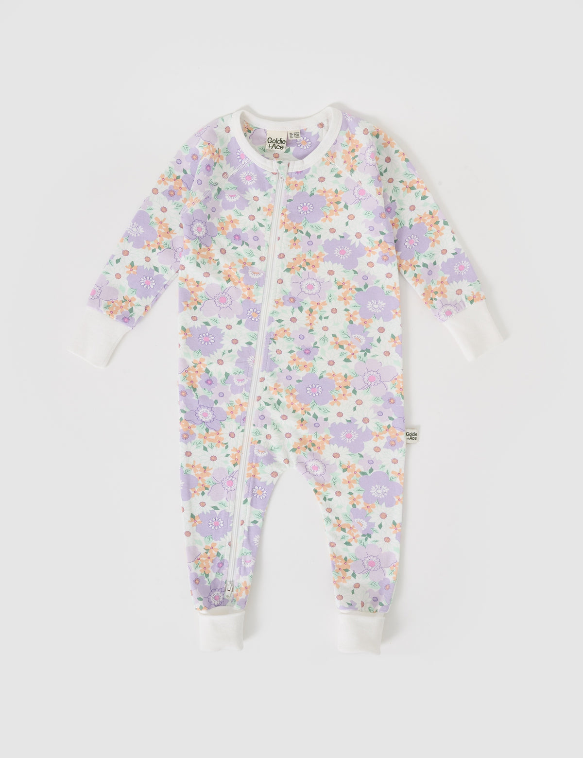 FLORA ZIPSUIT - LILAC MULTI