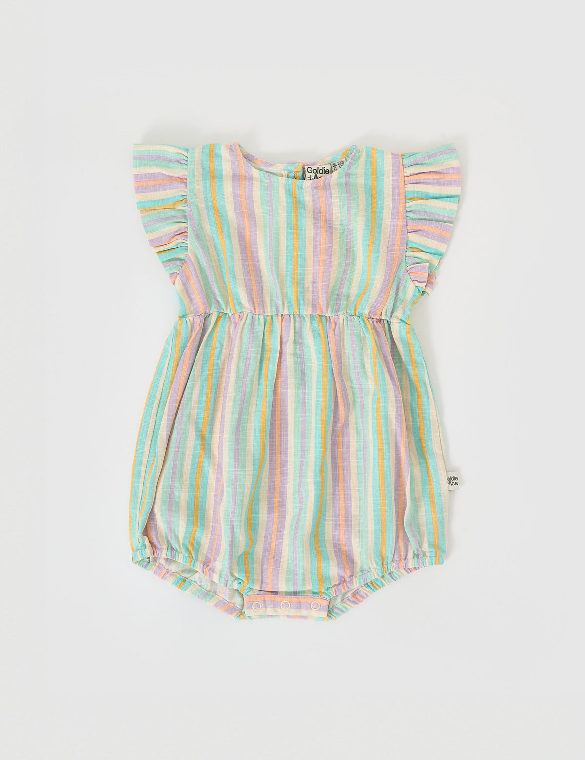 RESORT STRIPE LANI LINEN ROMPER