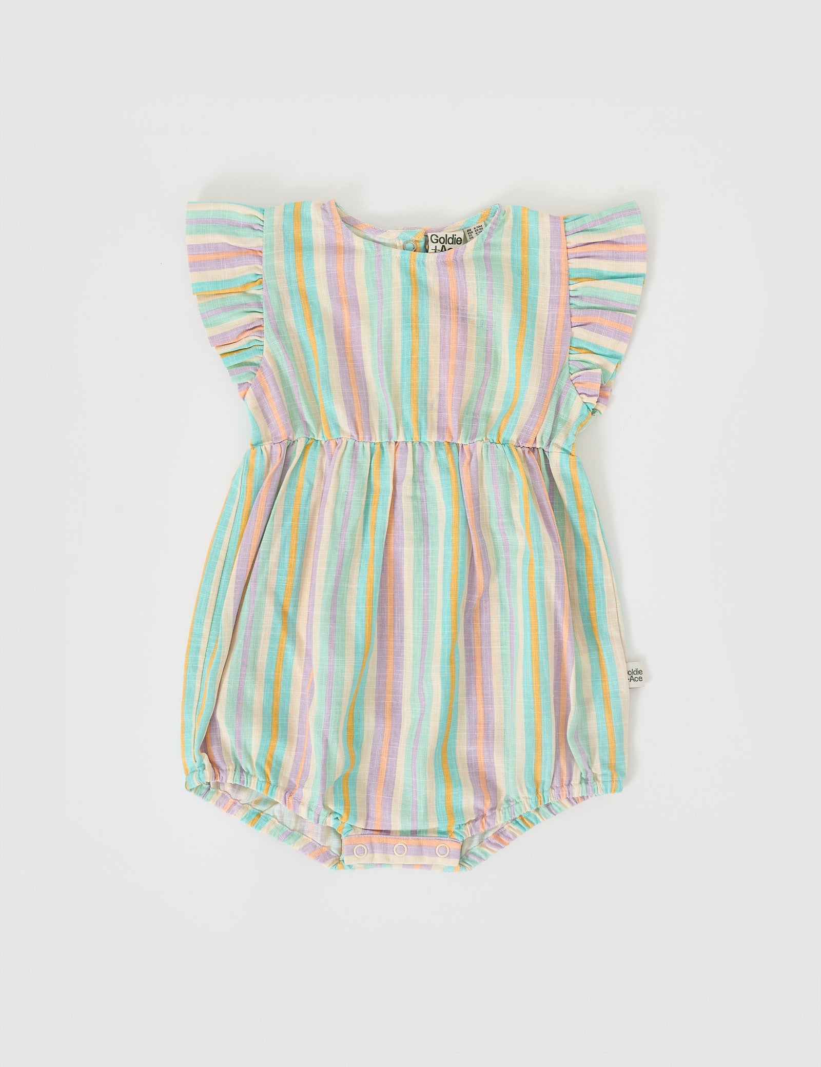 RESORT STRIPE LANI LINEN ROMPER