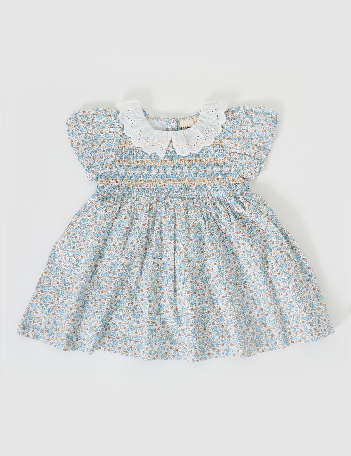SUNNY FLORAL FLO SMOCKED DRESS