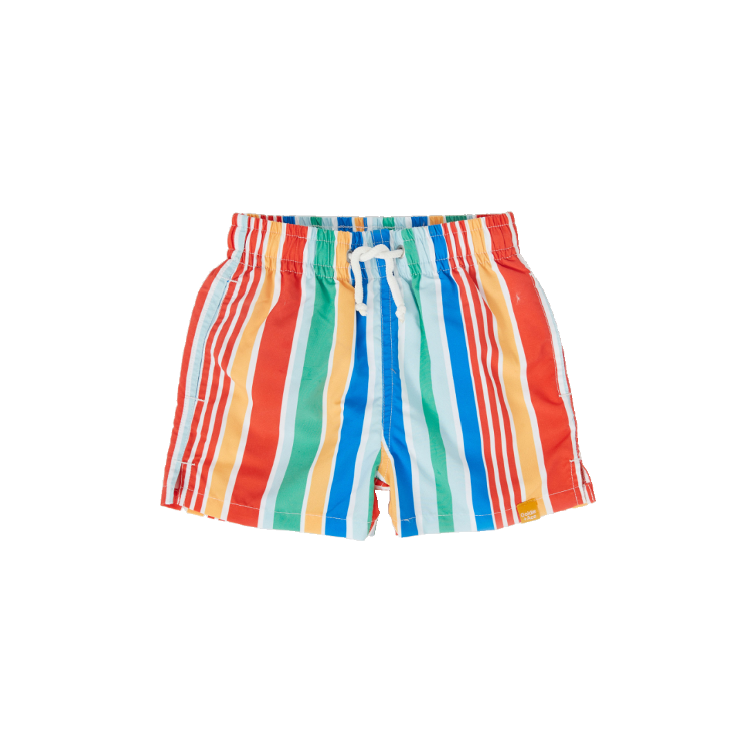 BOLD STRIPE BOARD SHORTS