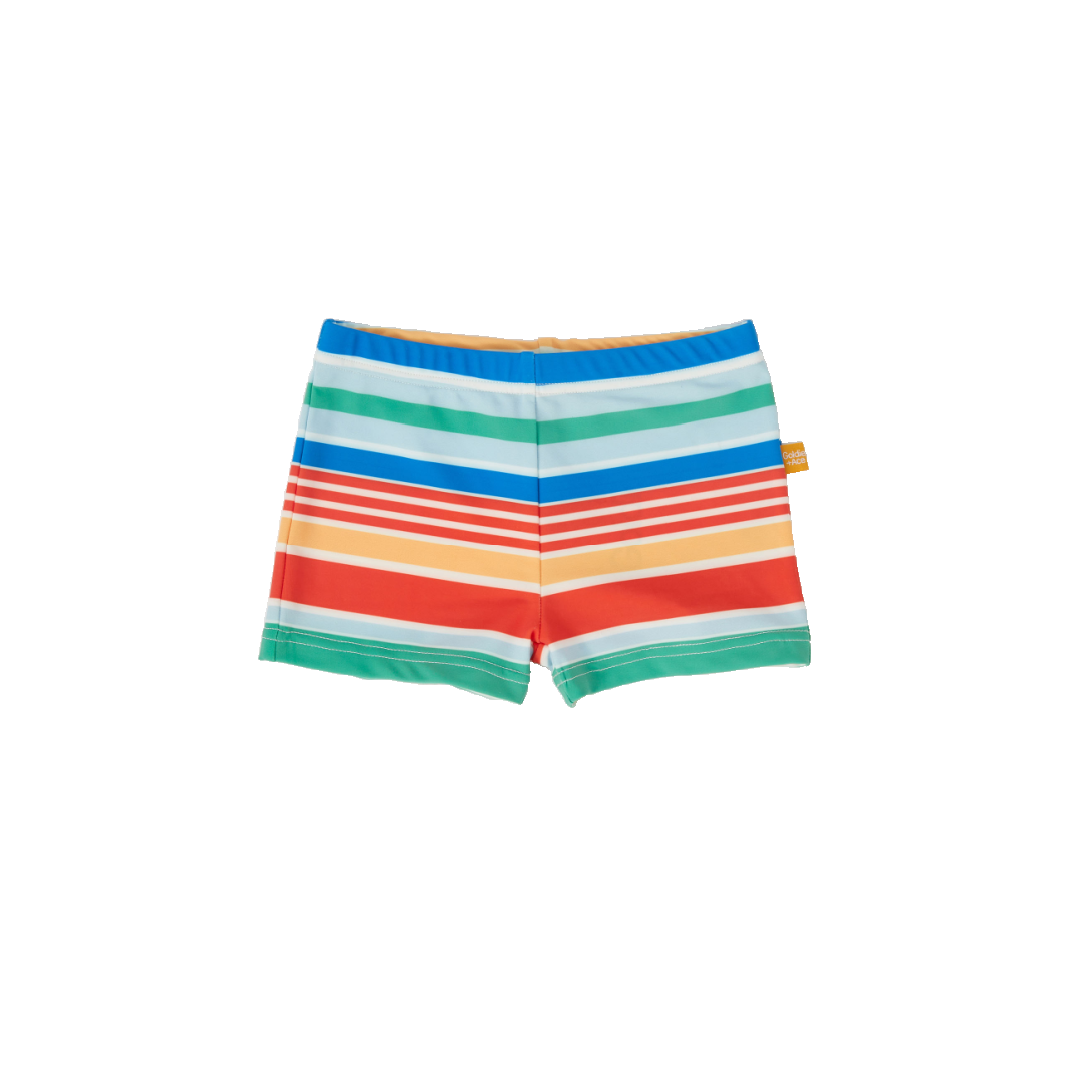 BOLD STRIPE UNISEX SWIM SHORTIES