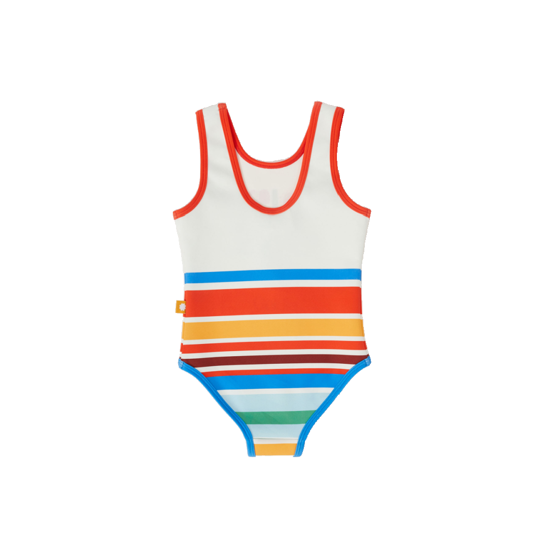 LAND DOWN UNDER STRIPE SCOOP BACK BATHERS