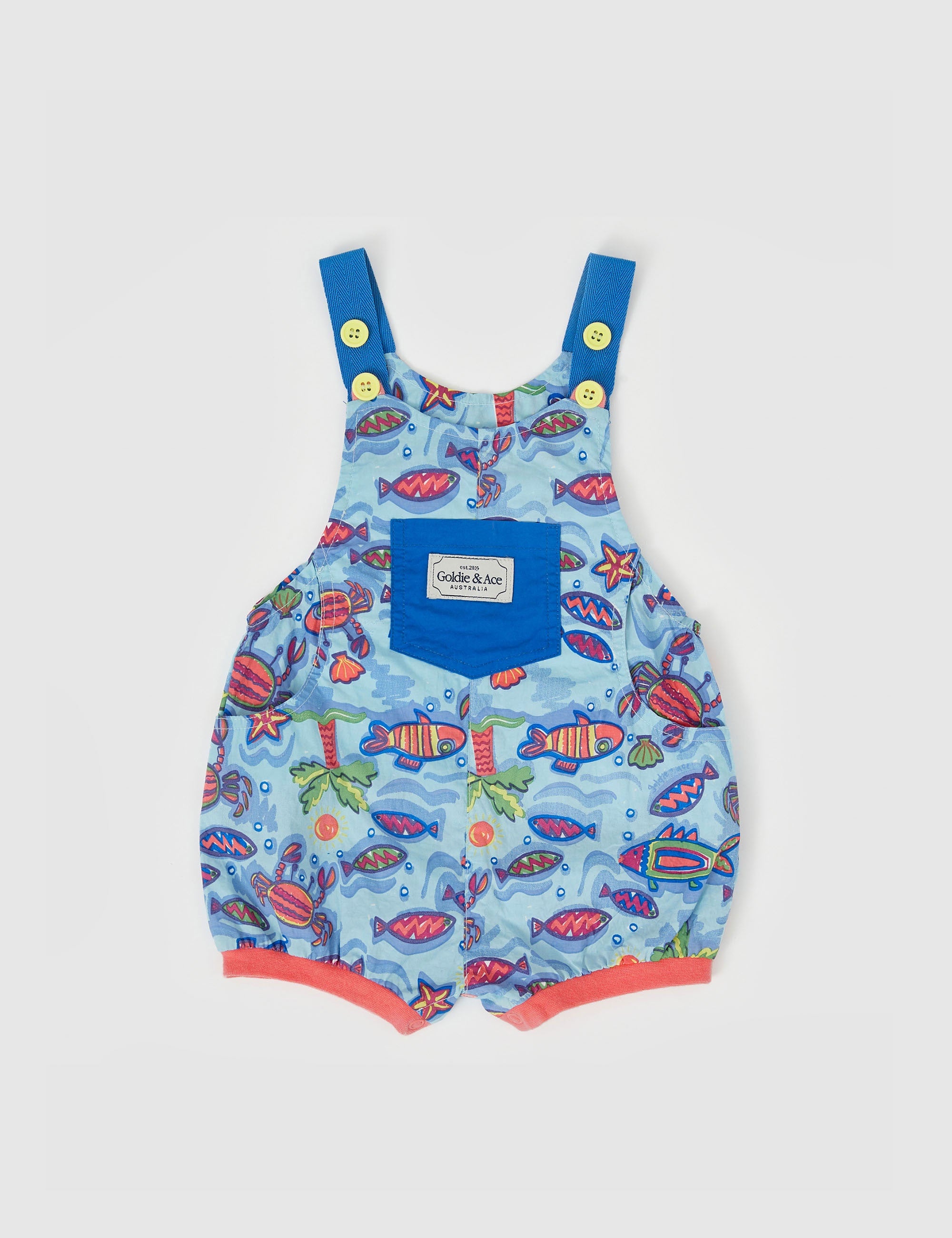 REMY LIGHTWEIGHT BABY ROMPER DAYDREAM ISLAND