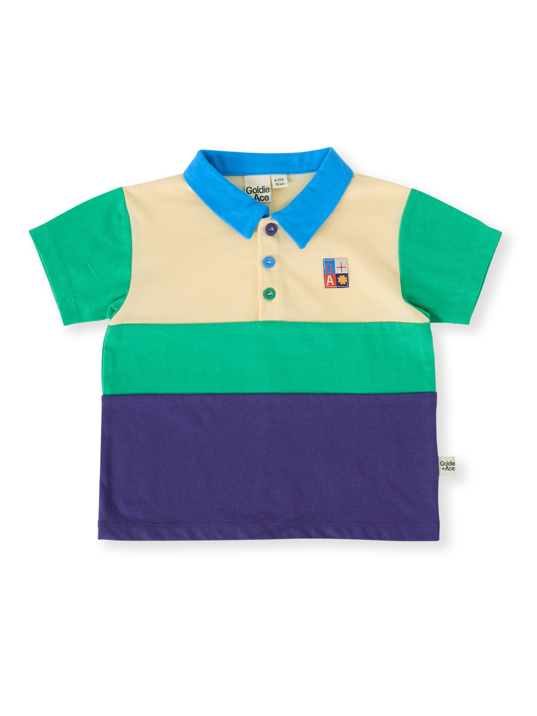 LEWIS COLOUR BLOCK POLO SHIRT