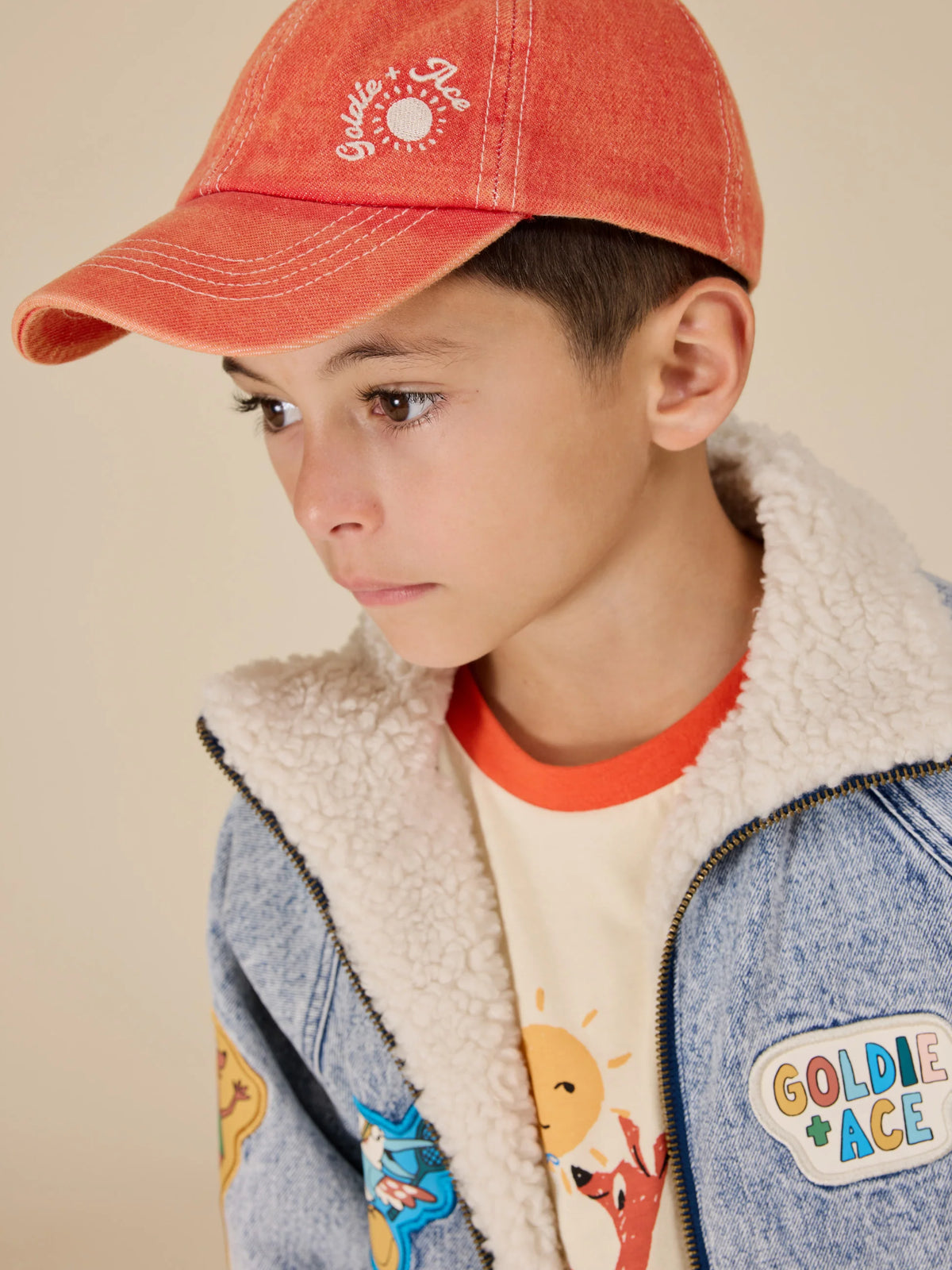 TATE EMBROIDERED DENIM CAP