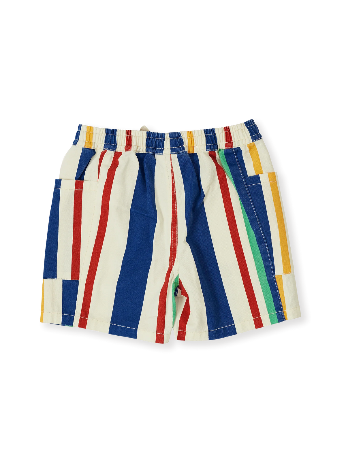 90&#39;S BOLD STRIPE NOAH DENIM POCKET SHORTS
