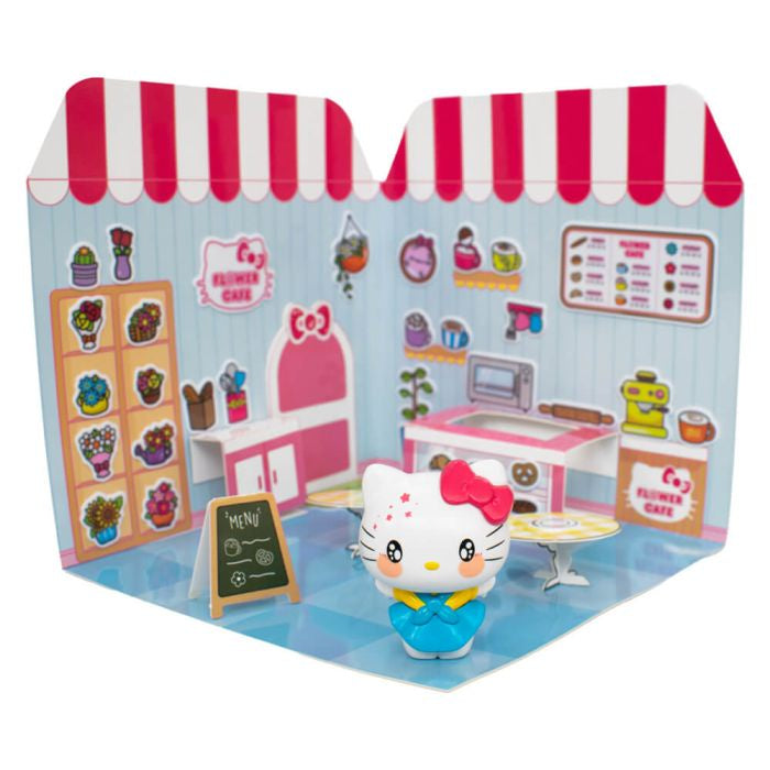 STICKER HOUSE HELLO KITTY FLOWER CAFE