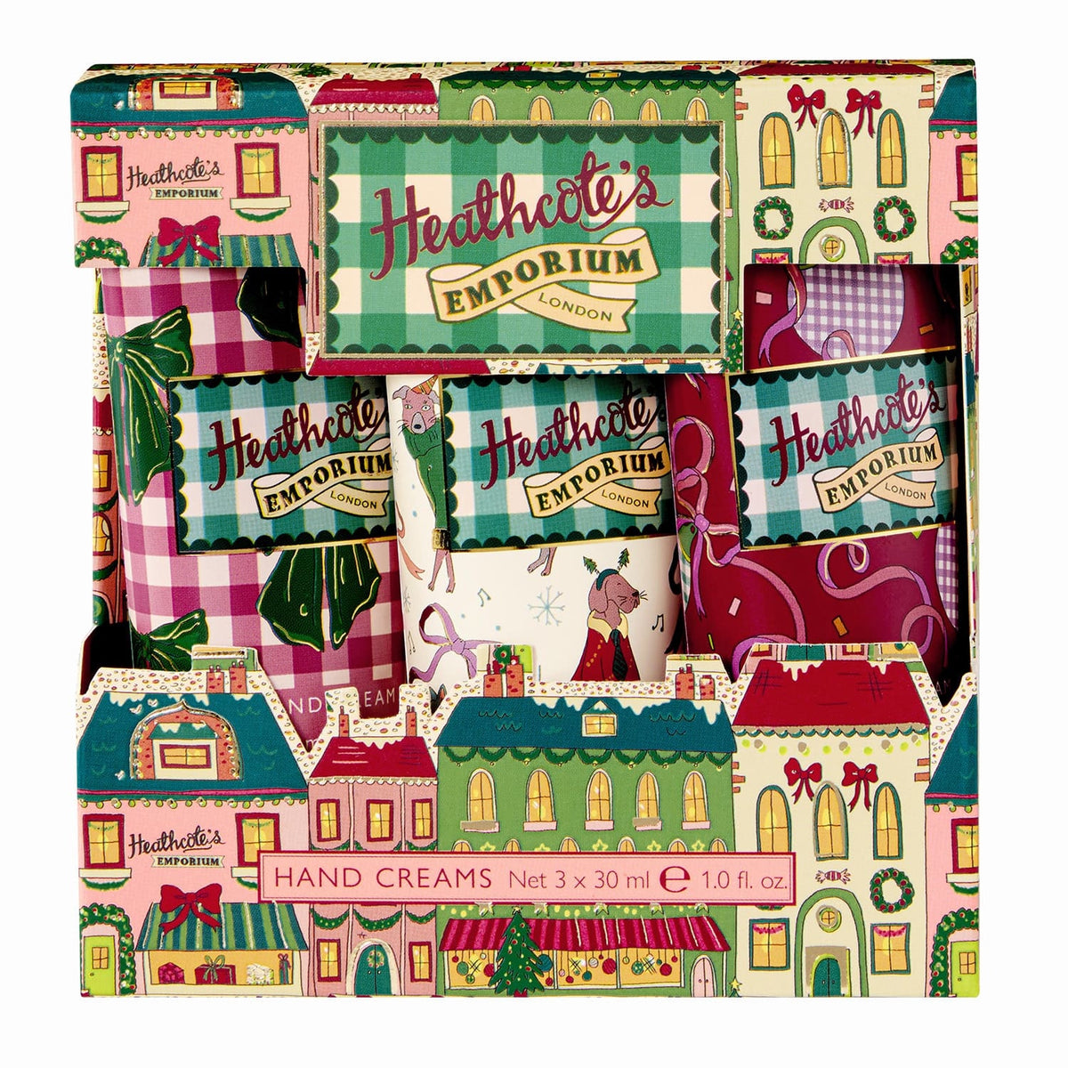 Heathcote&#39;s Emporium - Festive Hand Cream Trio