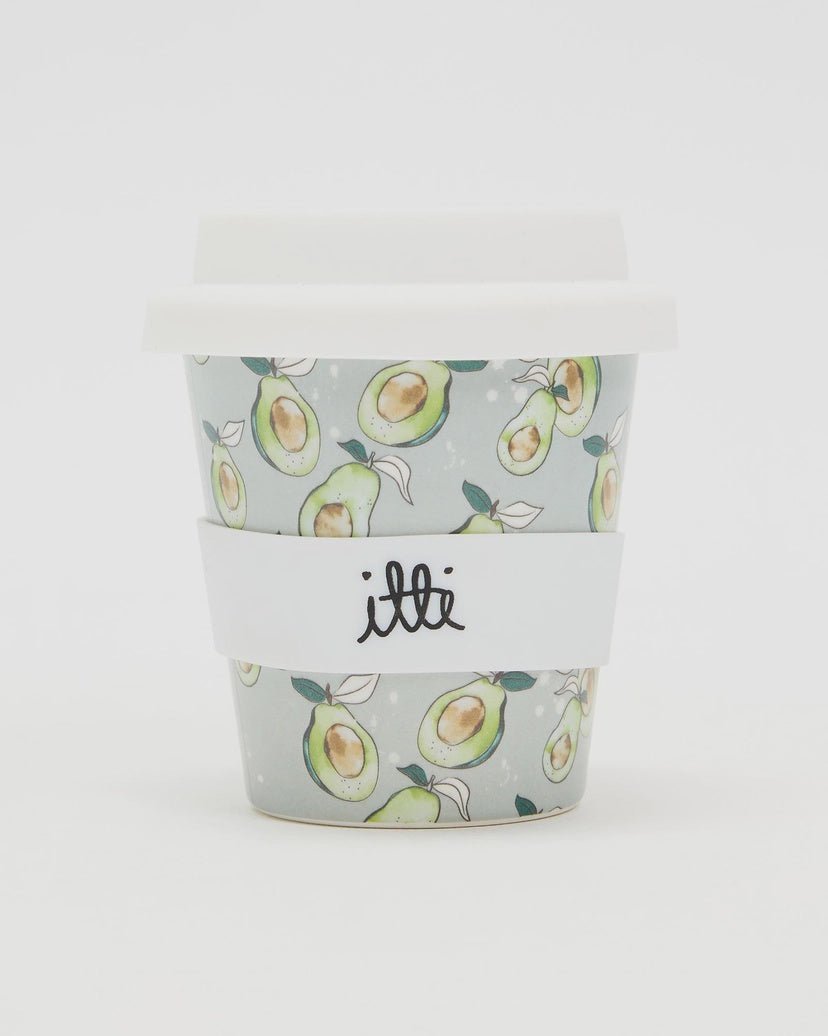 Itti Bamboo Baby Cino Cup + 2 Straws - Avocado