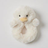 Plush Duck Rattle Small