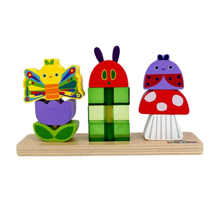 THE VERY HUNGRY CATERPILLAR WOODEN CHARACTER STACKER