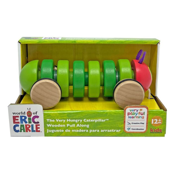 THE VERY HUNGRY CATERPILLAR WOODEN PULL TOY