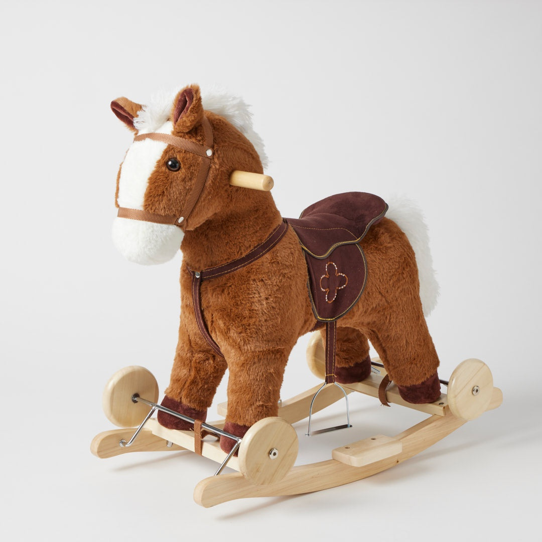 Jiggle &amp; Giggle | Brownie 2-in-1 Rock &amp; Ride Horse
