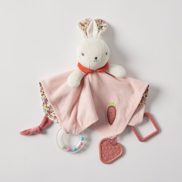 Hugglies Bunny Rattle Comforter