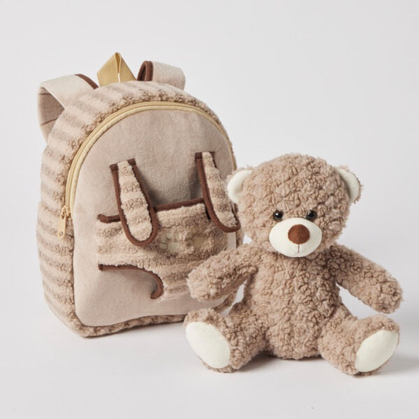 Plush Bear Buddy Backpack