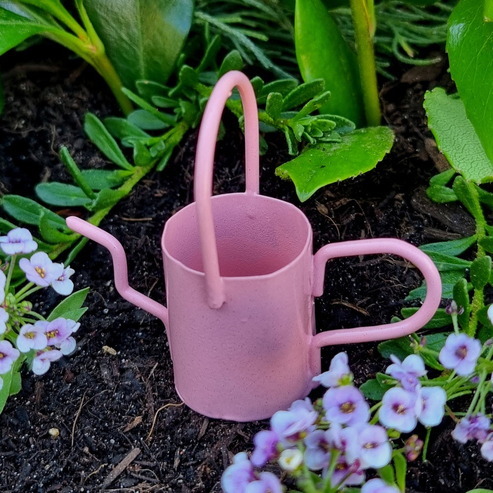 Metal Watering Can - Pink