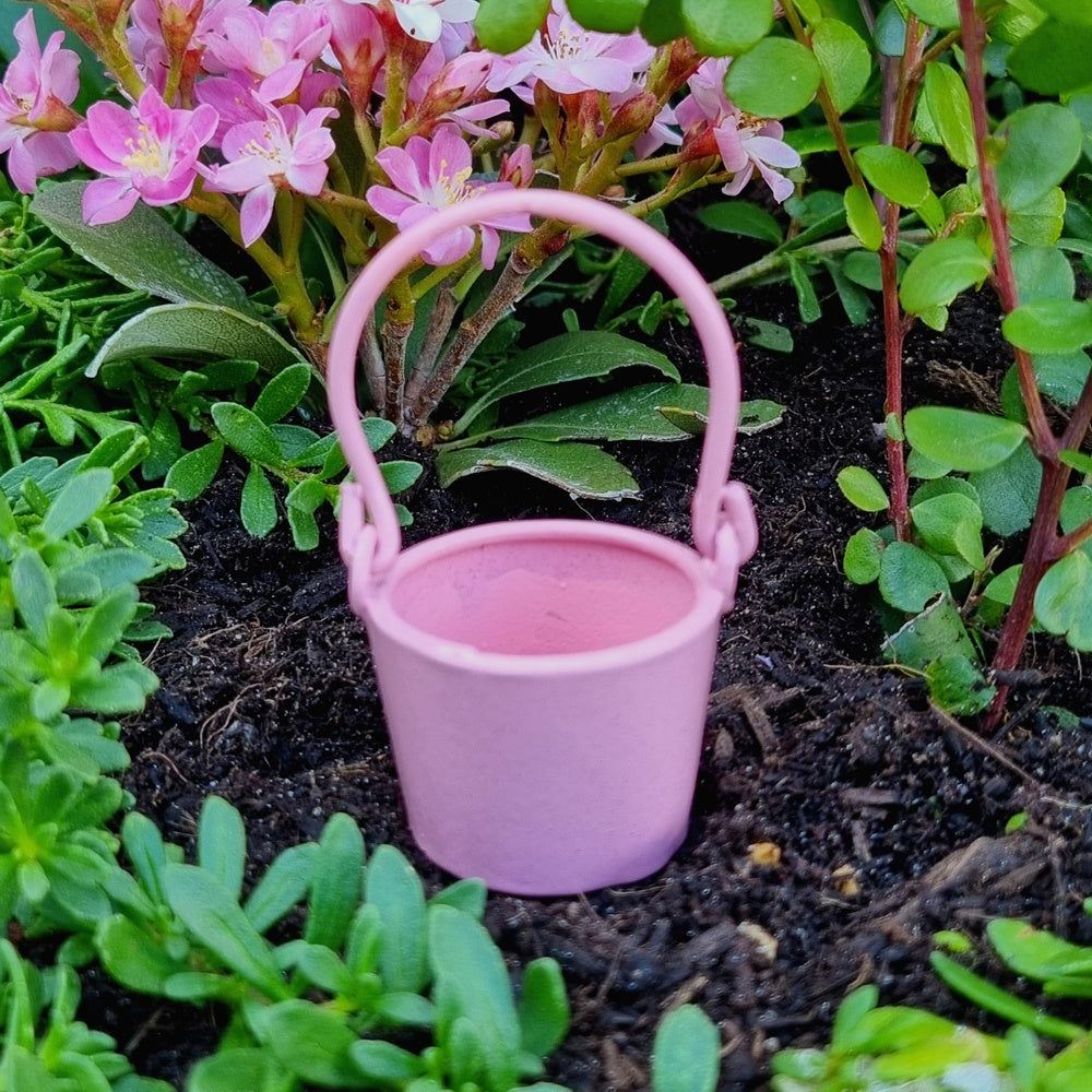 Metal Bucket - Pink