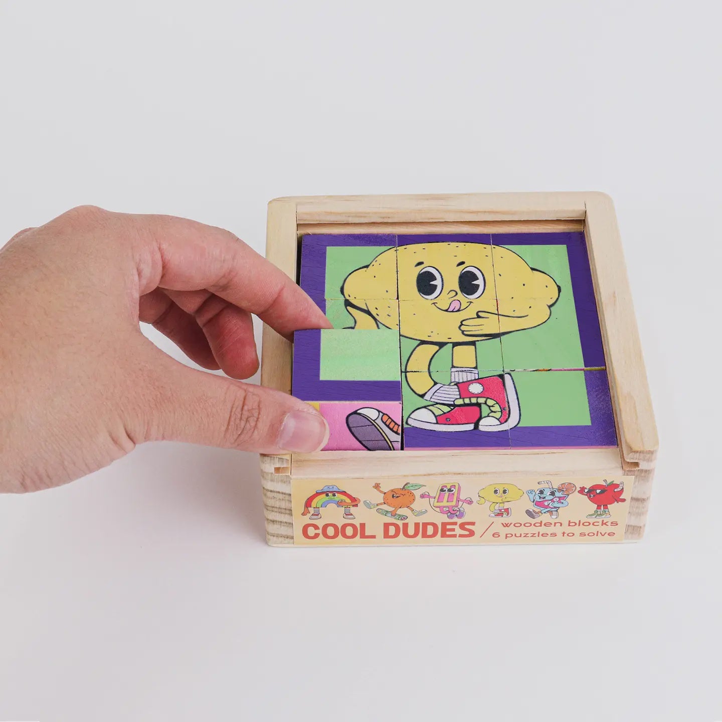 Cool Dudes Wooden Blocks