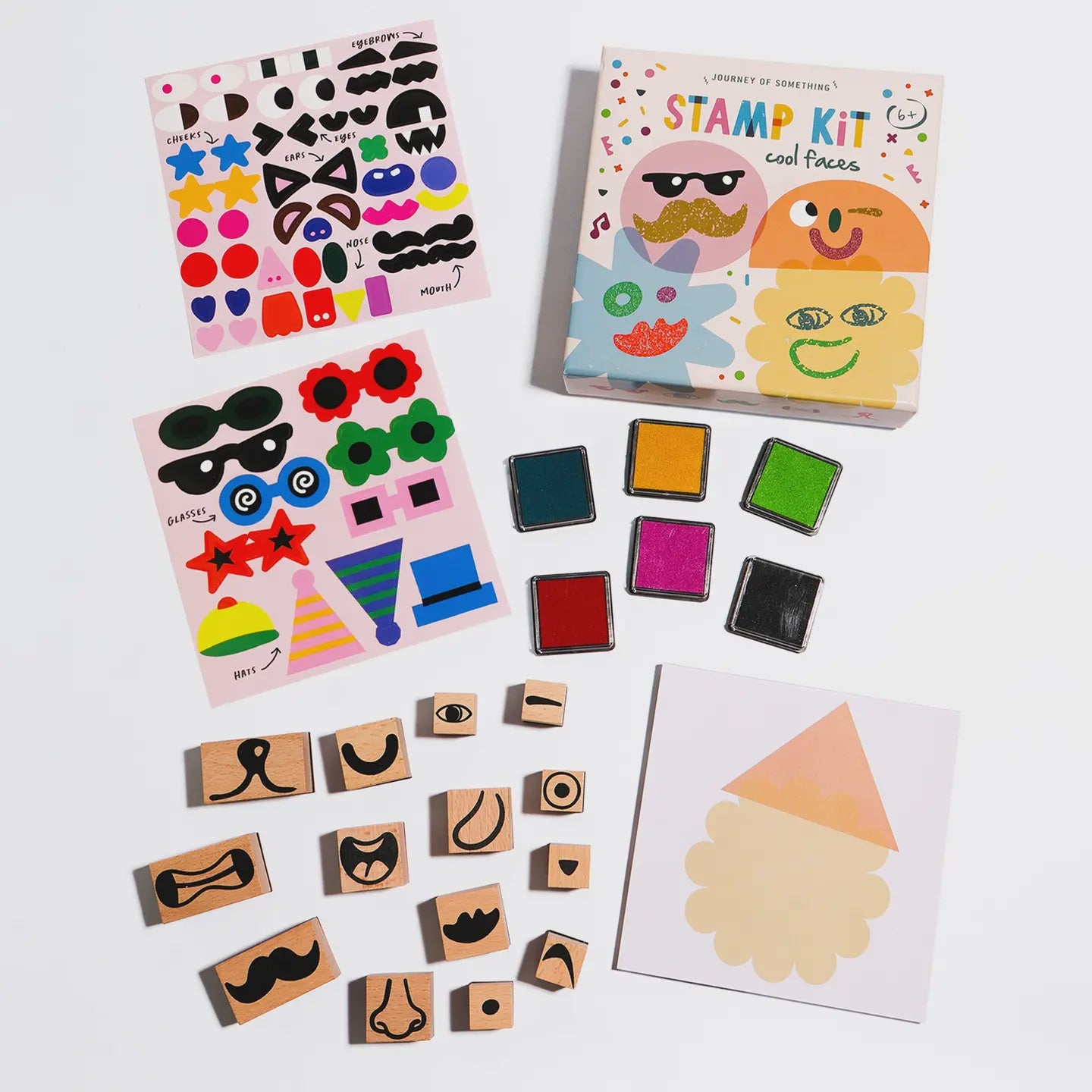 Stamp Kit - Cool Faces