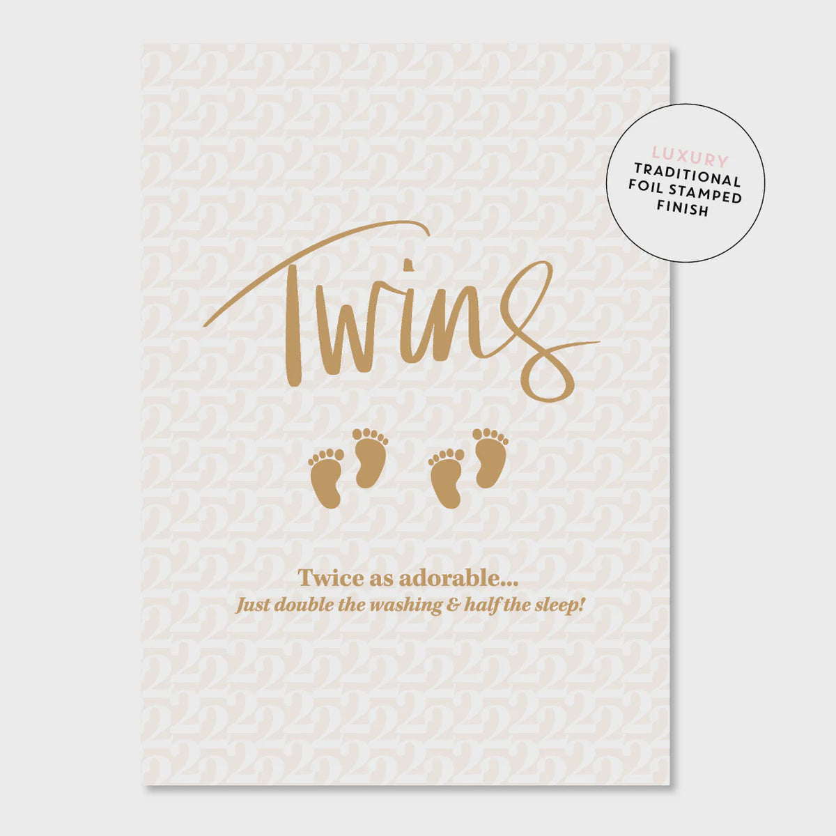 Greeting Card - Twins