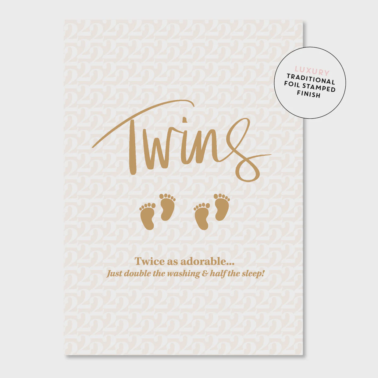 Greeting Card - Twins