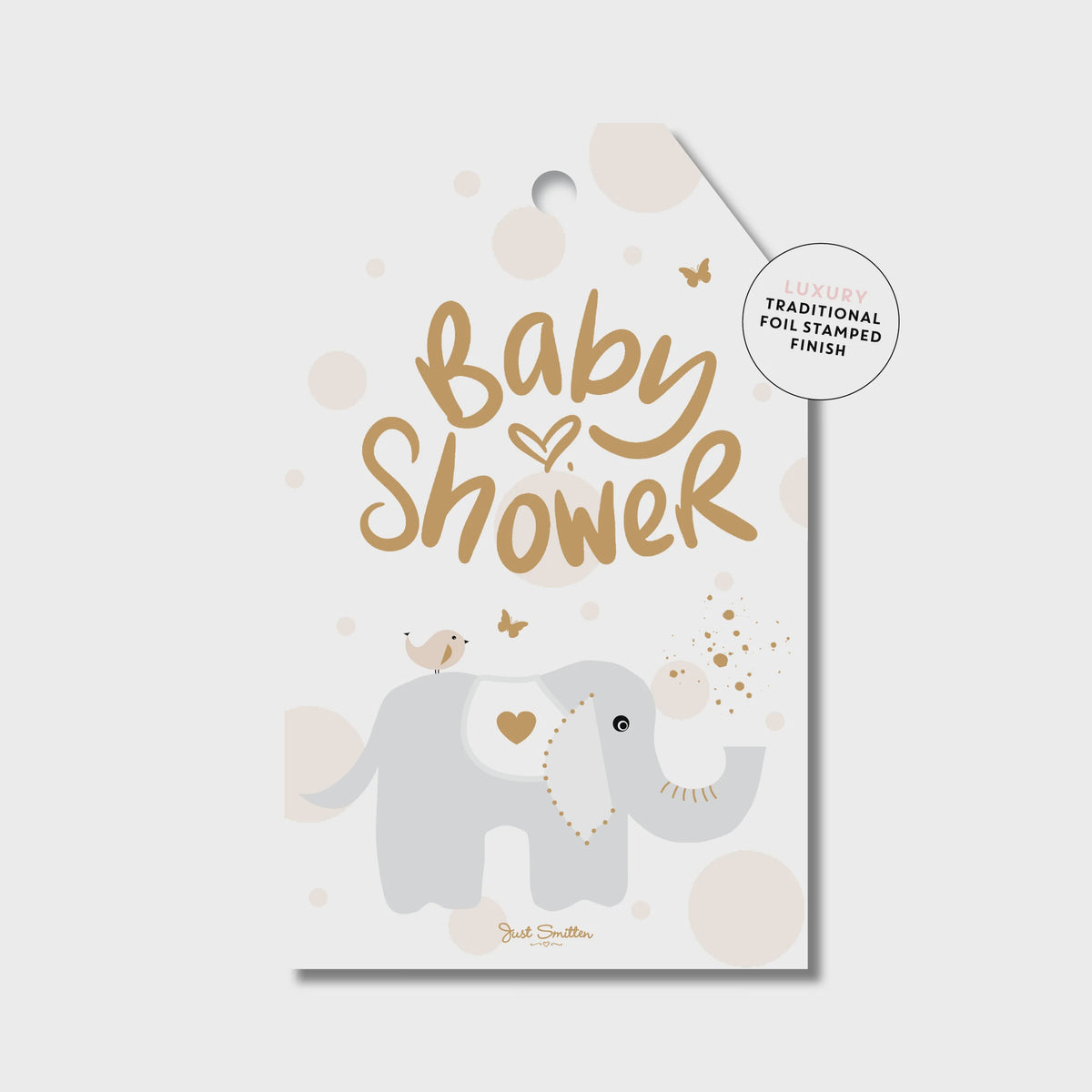Gift Tag - Baby Shower Elephant