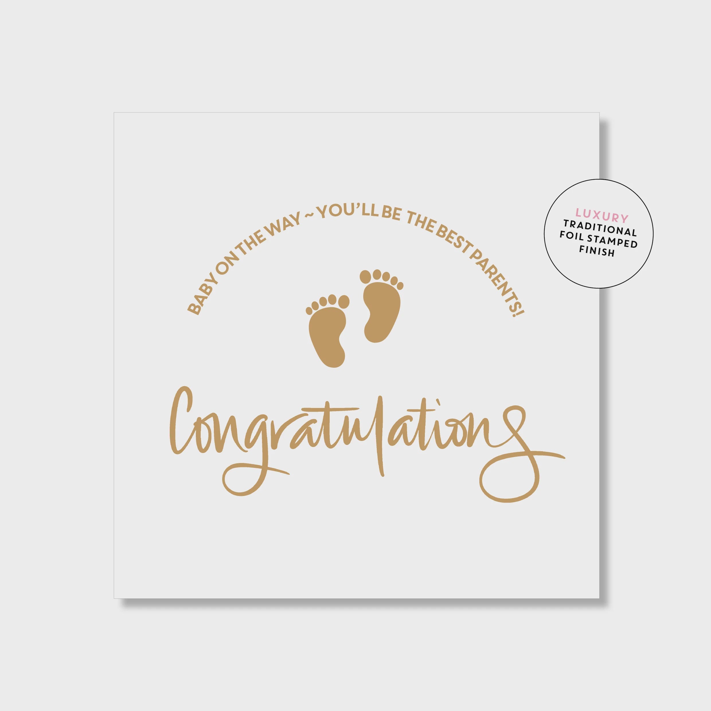 Mini Card - Congratulations Baby on the Way