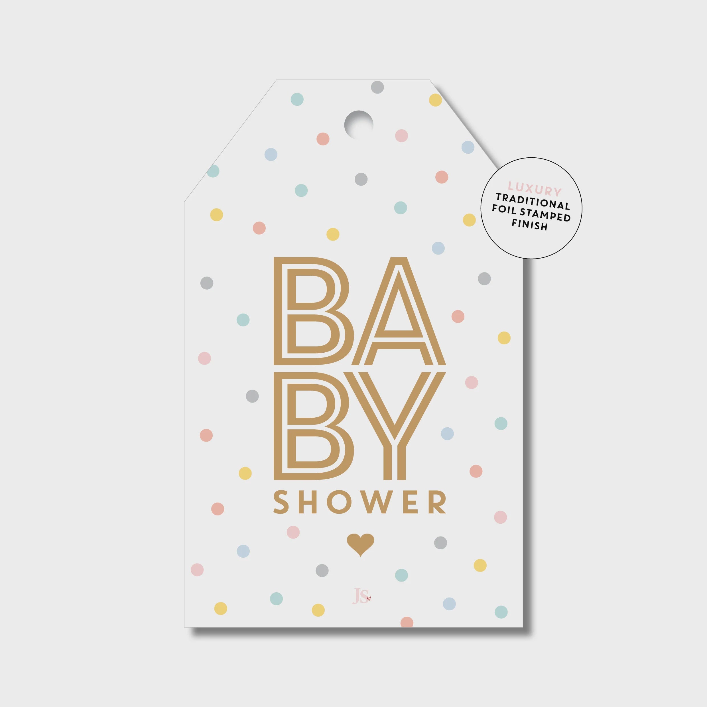 Gift Tag - Baby Shower - Confetti