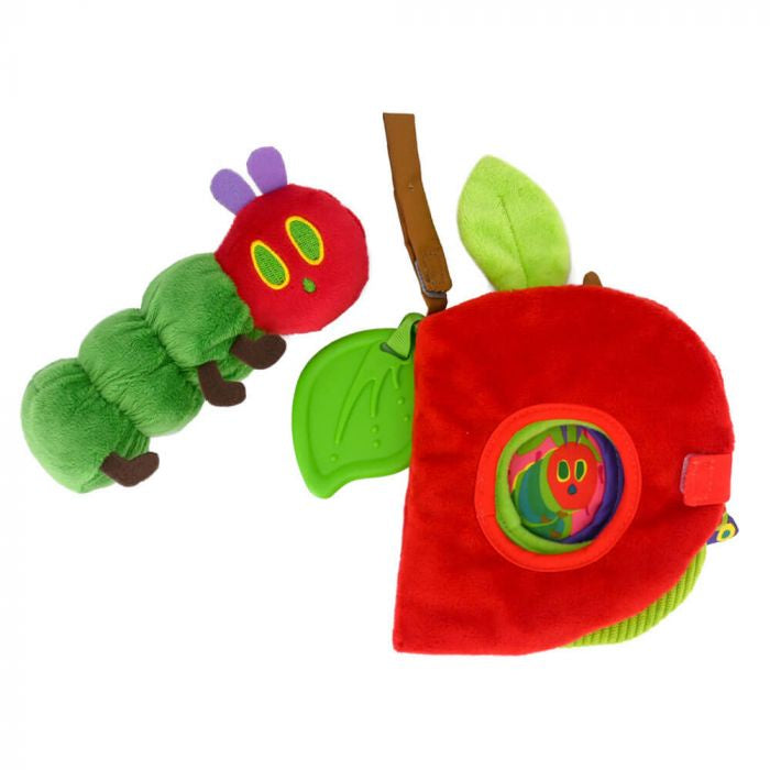 STORYTIME APPLE &amp; CATERPILLAR PLUSH SET - VHC ACTIVITY TOY