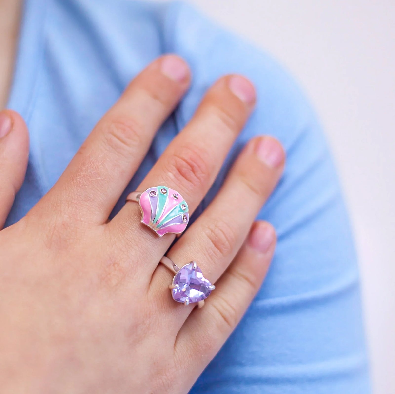 Mermaid: Ocean Treasure Ring - Shell