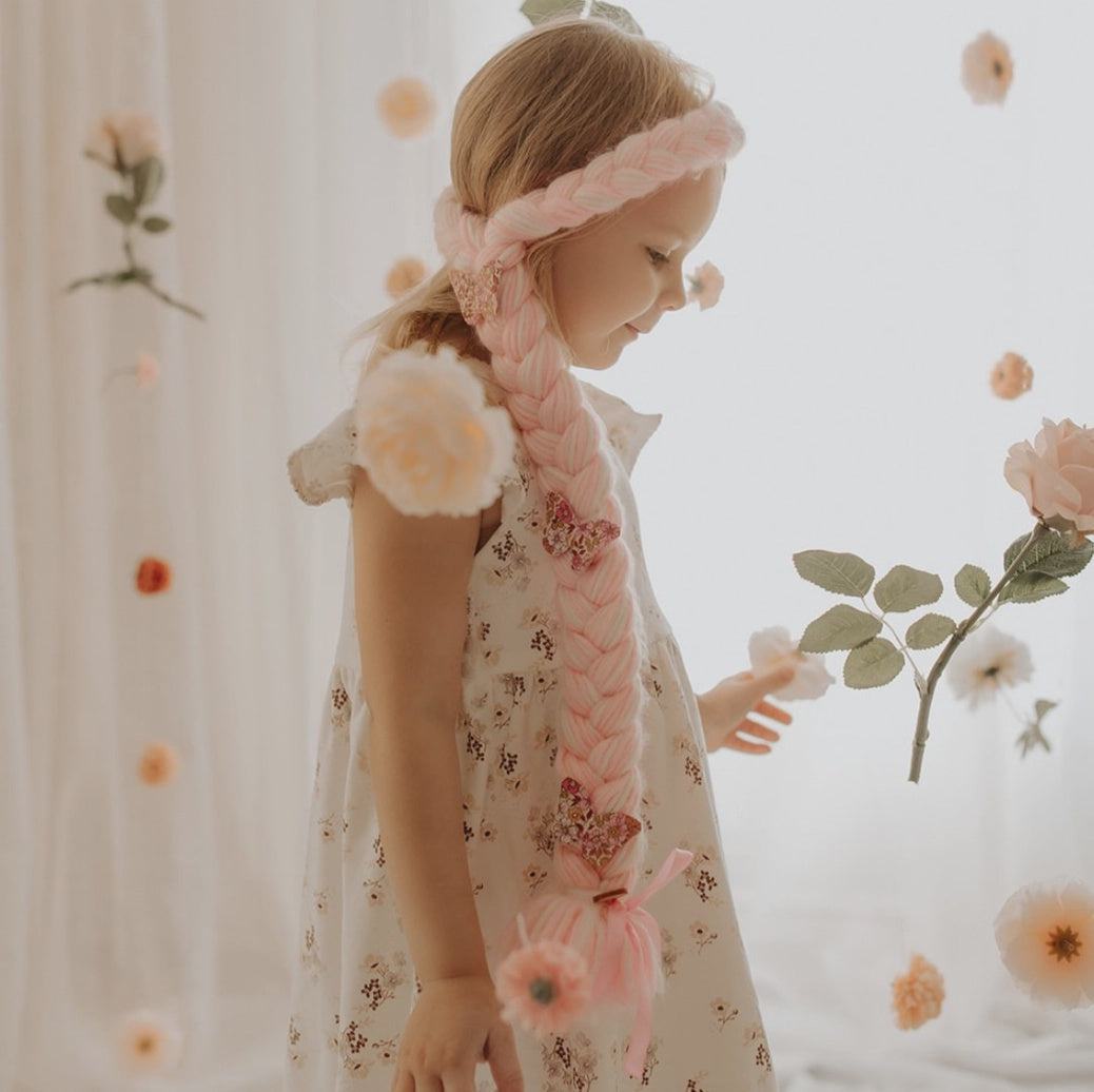 Butterfly Princess Yarn Wig