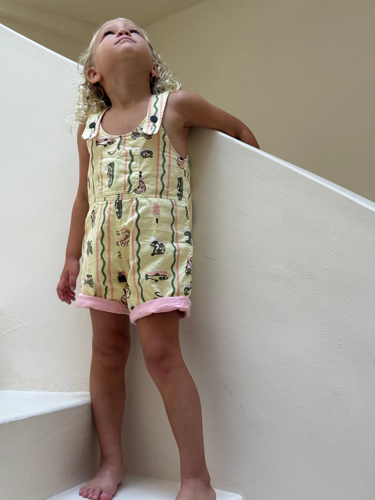 Tiki overalls Reversible (Two in one)
