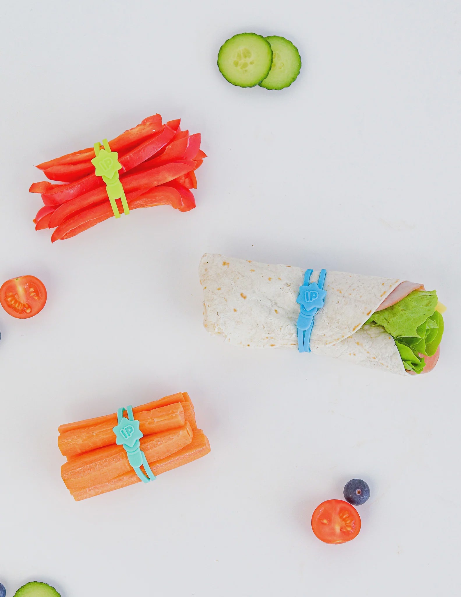 Lunch Punch | Silicone Wrap Bands - 3 x New Styles